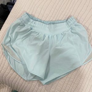 Light blue never worn lululemon shorts Tall 6